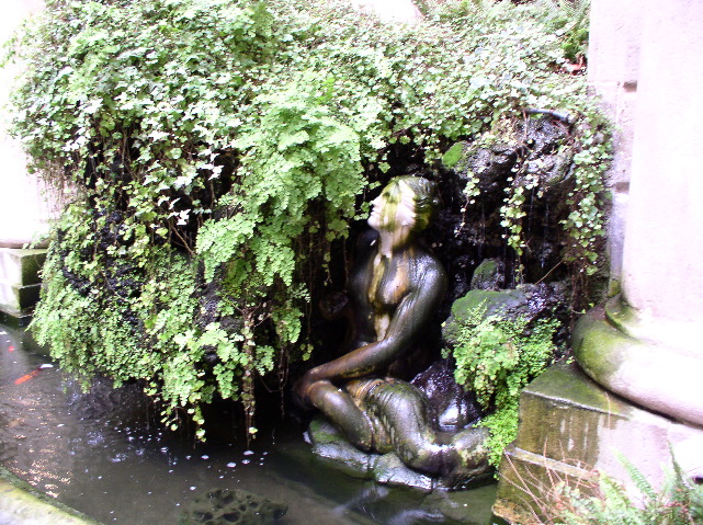 Courtyard fountain