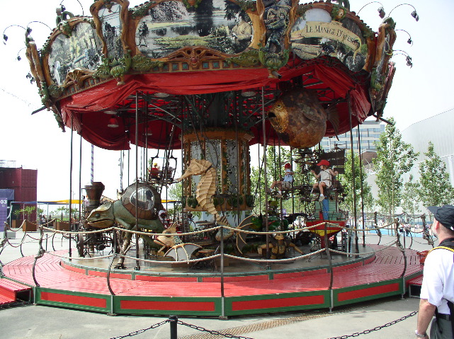Really cool merry-go-round