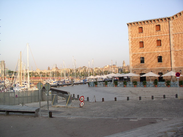 View of the city from the old port
