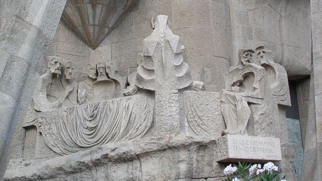 Passion façade part 1: Last Supper