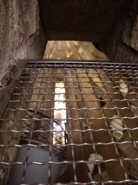 Inside of the belltower
