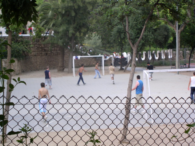 A local football game