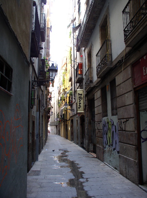 an adjacent street
