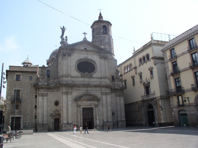 church overlooking the same plaça
