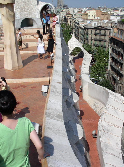 View of attic balcony