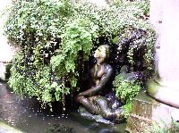 Courtyard fountain