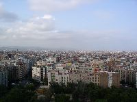 Easterly view, past the plaça