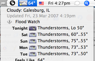 Forecast: Thunderstorms, Thunderstorms, Thunderstorms...