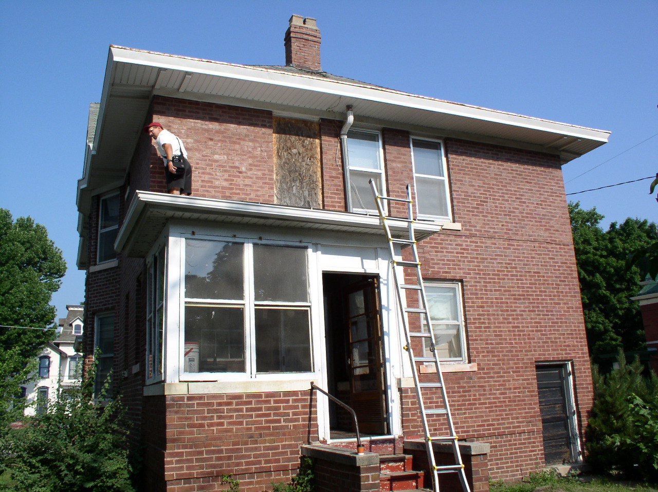 Up where the inspector is?  That will be a balcony.